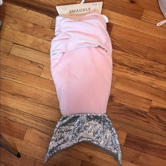 baby mermaid swaddle
